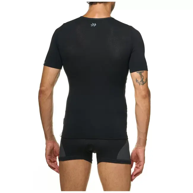 Maglia Termica Moto All Black Six2 Unisex